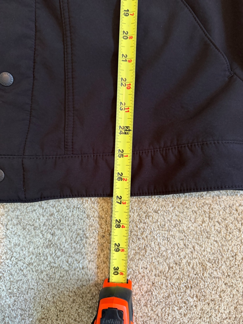 Levi's Men's Black Softshell Hooded Trucker Jacket, Sz L - Picture 10 of 10